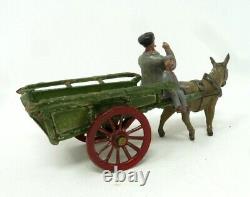 Vintage Taylor & Barrett Coster Cart With Costermonger, Son & Donkey Very Rare