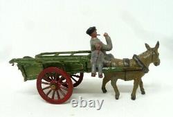 Vintage Taylor & Barrett Coster Cart With Costermonger, Son & Donkey Very Rare