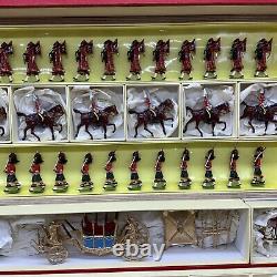 Vintage Traditional Recast British Toy Soldier Mega Set Foot Mounted Figures