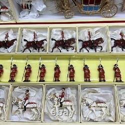 Vintage Traditional Recast British Toy Soldier Mega Set Foot Mounted Figures
