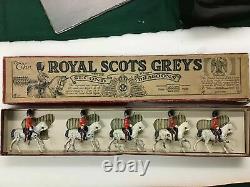 Vintage W Britain's Royal Scots Greys Second Dragoons Boxed Pre War Version