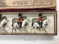 Vintage W Britain's Royal Scots Greys Second Dragoons Boxed Pre War Version