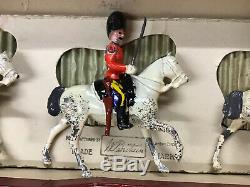 Vintage W Britain's Royal Scots Greys Second Dragoons Boxed Pre War Version