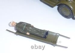 Vintage W Britains 1512 Army Ambulance with Driver & Wounded on Stretcher