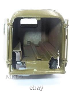 Vintage W Britains 1512 Army Ambulance with Driver & Wounded on Stretcher