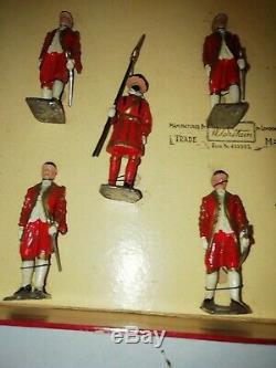 Vintage W Britains Historical Series 1475 Beefeaters, Outriders and Footmen Boxed