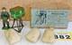 Vintage W. Britains Lead Set No. 1728 Predictor & Operator In Box 882 Reduced