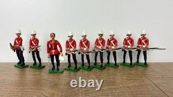 Vintage Zulu War British 24th Regiment Lead Toy Soldiers Set by J. REYNOLDS Boxed