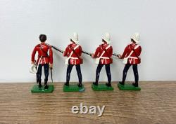 Vintage Zulu War British 24th Regiment Lead Toy Soldiers Set by J. REYNOLDS Boxed