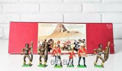 Vintage Zulu Wars Vintage Lead Metal Toy Soldiers Set In Box by J. REYNOLDS