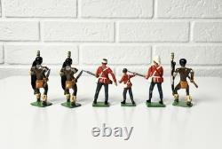 Vintage Zulu Wars Vintage Lead Metal Toy Soldiers Set In Box by J. REYNOLDS