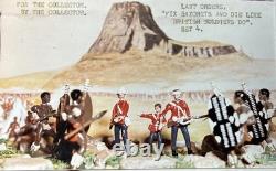 Vintage Zulu Wars Vintage Lead Metal Toy Soldiers Set In Box by J. REYNOLDS