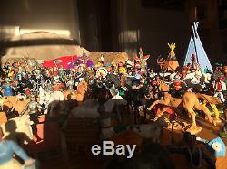 Vintage knights, cowboys, indians, soldiers, farm mostly Britains Ltd 60s & 70s