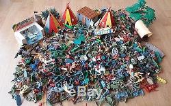 Vintage plastic toy soldiers Huge lot! Britains, Timpo Airfix, Swoppets etc