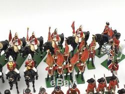 Vtg Britains Metal English Soldier Lot 111 Horseguards, Yeomen, Scots Guards +