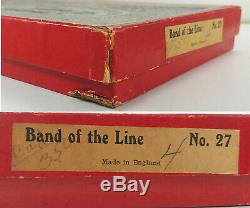 Vtg WORLD'S ARMIES Britain BAND OF THE LINE #27 Toy Soldier Set Orig BOX 1940's