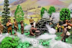 WW1 Britains and j hill lead soldiers x22 + WWI Cap firing britains cannon