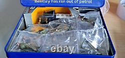 WWII Britains cast soldiers. HQ parade/Corgi Bentley/ford tanker. Unique tin