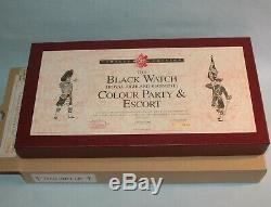 W BRITAINS #5297 BLACK WATCH COLOUR PARTY & ESCORT 10 piece boxed set 1997
