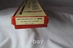 W. BRITAIN 1858 INFANTRY Britains' Soldiers in Action SET With Box #V24