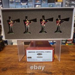 W. BRITAIN 41153 British Standing Firing Collector Club 4 Pc. Set Metal Figures