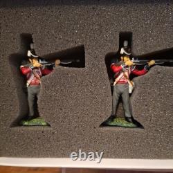 W. BRITAIN 41153 British Standing Firing Collector Club 4 Pc. Set Metal Figures