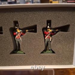 W. BRITAIN 41153 British Standing Firing Collector Club 4 Pc. Set Metal Figures
