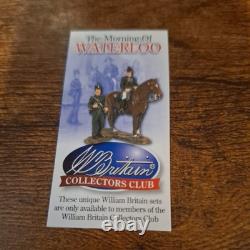 W. BRITAIN 41153 British Standing Firing Collector Club 4 Pc. Set Metal Figures