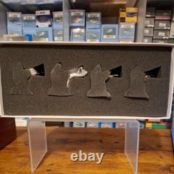 W. BRITAIN 41154 British Kneeling Firing Collector Club 4 Pc. Set Metal Figures