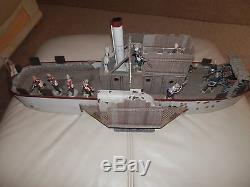 W. Britain British Nile River Gunboat With Gun & Figures