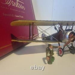 W Britain 08941 Sopwith F. 1. Camel Plane & Figures Complete & Boxed