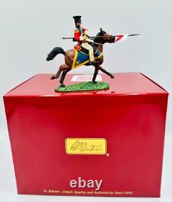 W. Britain 130 scale Napoleonic Dutch Lancer Charging #1 36148 Boxed