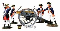 W Britain #16015 British Royal Artillery With 6 Pound Gun And Crew New 2015