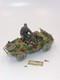 W Britain 25051 Type 166 Schwimmwagen 12th Ss Division Crew Damaged Set B