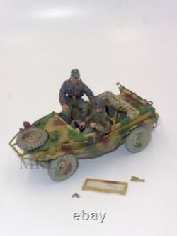 W Britain 25051 Type 166 Schwimmwagen 12th SS Division Crew DAMAGED SET B