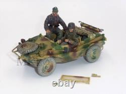 W Britain 25051 Type 166 Schwimmwagen 12th SS Division Crew DAMAGED SET B