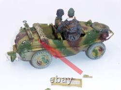 W Britain 25051 Type 166 Schwimmwagen 12th SS Division Crew DAMAGED SET B