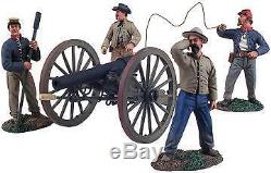 W Britain 31098 Confederate Artillery Set #3 ACW Britains
