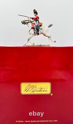 W. Britain 54mm Napoleonic British Scots Grey Officer Charging #1, 36065 MiB
