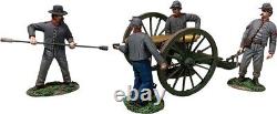 W Britain ACW Give'Em Canister! Confederate 12 Pound Napoleon & Crew 31395