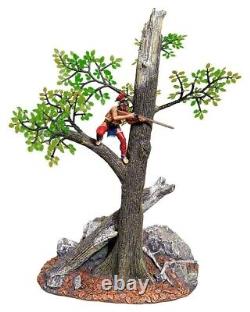 W Britain A Clear Shot Native Warrior Firing from a Summer Tree, 16063
