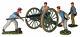 W Britain Acw #17669 Confederate Artillery Set No. 1 10 Pound Parrot Retired