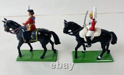 W Britain Bundle of 10 Mini Royal Guard Metal Figures, Vintage