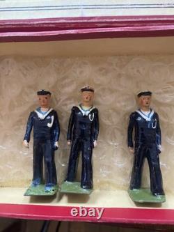 W. Britain Lead Soldiers Types of the Royal Navy Set with Original Box