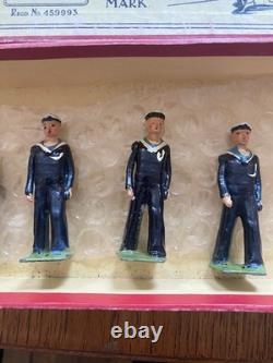 W. Britain Lead Soldiers Types of the Royal Navy Set with Original Box