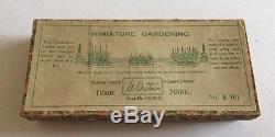 W Britain No 8 MG Miniature Gardening Set 1931 Boxed Rare