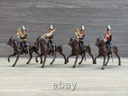 W Britain, The Hollow Cast Collection, 9th Lancers Mounted Band #40191