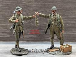 W Britain WWI'Going up the Line' British Infantry Handing Out Ammo #23099