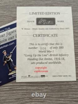 W Britain WWI'Going up the Line' British Infantry Handing Out Ammo #23099