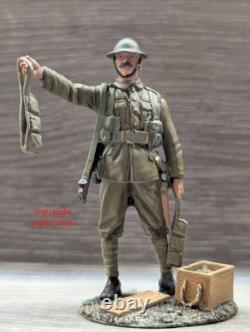 W Britain WWI'Going up the Line' British Infantry Handing Out Ammo #23099